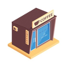 دانلود وکتور ترکیب نقطه قهوه شهر