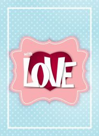 دانلود وکتور نماد قلب روز ولنتاین طرح پس زمینه عشق و احساسات
