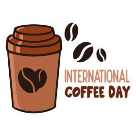 دانلود وکتور تصویر وکتور روز بین المللی قهوه