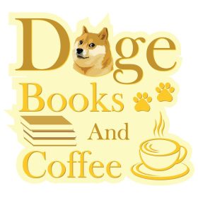 دانلود وکتور سگ کتاب و پوستر قهوه دوج سکه ارز دیجیتال