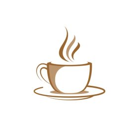 دانلود الگوی تصویر برداری وکتور نماد لوگوی قهوه