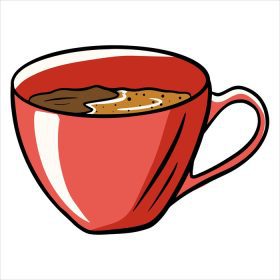 دانلود وکتور قهوه در لیوان