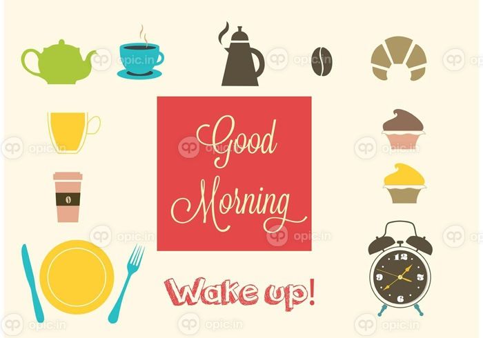 دانلود وکتور وکتور مجموعه آیکون صبحانه موجود در این مجموعه وکتور صبحانه شامل آیکون های کروسانت لیوان قهوه مافین غذای چای و حتی یک ساعت زنگ دار برای کمک به بیدار شدن شما می باشد.