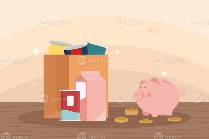 دانلود وکتور گرفتن این تصویر درایو غذای ساده در رنگ مسطح