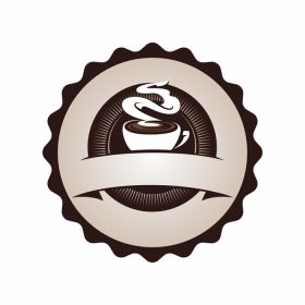 دانلود وکتور لوگوی قهوه لوگوی وینتیج