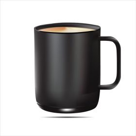 دانلود وکتور لیوان قهوه سیاه با ماکت لیوان قهوه