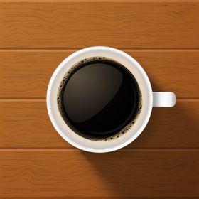 دانلود وکتور یک فنجان قهوه وکتور تصویر