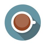 دانلود کارت ویزیت قالب کارت ویزیت آبی براق زیبا با دایره و راه راه روشن