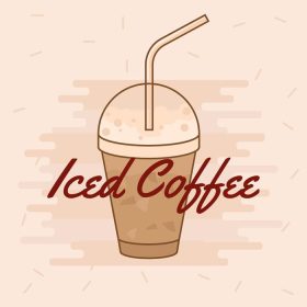دانلود مجموعه وکتور قهوه یخی به سبک فلت بهترین وکتور برای هر نوع پروژه و استفاده لذت ببرید