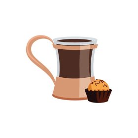 دانلود وکتور نوشیدنی های گرم صبحانه گرم محصولات مایع چای قهوه با