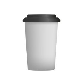 دانلود وکتور لیوان پلاستیکی سفید قهوه در d کاغذی وکتور فنجان قهوه