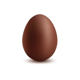 دانلود وکتور تخم مرغ های شکلاتی غذای خوشمزه شیرین براق محصولات طبیعی خوشمزه
