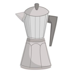 دانلود وکتور قهوه کتری فرانسوی