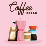 دانلود دفترچه عکس و یک لیوان شیر روی میز