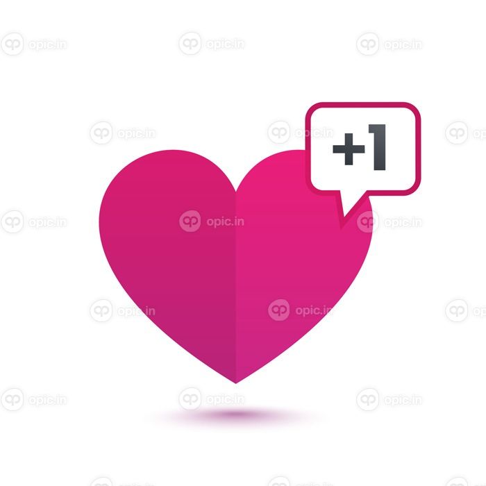دانلود وکتور قلب مانند با اعلان عنصر رابط بردار بر روی سفید