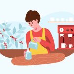 دانلود وکتور کاغذ دیواری آرت دکو جنگل های استوایی الگوی گل با گل ها و برگ های عجیب و غریب برگ های شکافته شده فیلودندرون گیاه هیولا گیاه گیاهان جنگلی گیاهان جنگلی خط هنر در تصویر برداری پس زمینه مد روز
