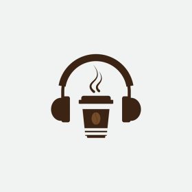 دانلود وکتور گوش دادن به بحث قهوه