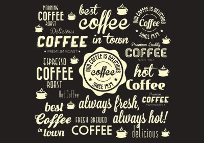 دانلود وکتور قهوه عشق این طرح فقط موردی برای قهوه شناسان است که همراه با لوگو و توضیحات این تصویر به لطف استودیو vintage vectors در سایت vecteezy موجود است.
