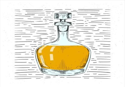 دانلود وکتور تصویر نوشیدنی با دست طراحی شده برای برچسب پوستر کارت تبریک سند وب و سایر سطوح تزئینی