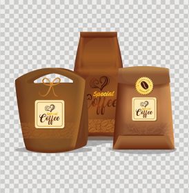 دانلود مجموعه ماکت قهوه وکتور برای طراحی پکیج