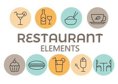 دانلود وکتور این منبع گرافیکی شامل عناصر مختلف رستوران مانند ظروف و ظروف مناسب برای استفاده برای وب و چاپ است امیدوارم از آن لذت ببرید