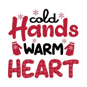 دانلود وکتور دست های سرد قلب گرم زمستان طرح سابلیمیشن کامل بر روی