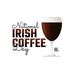 دانلود وکتور گرافیک روز ملی ایرلندی قهوه خوب برای