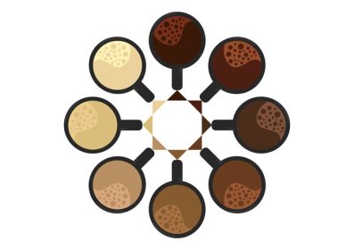 دانلود وکتور پس زمینه قهوه با انواع و رنگ های مختلف قهوه