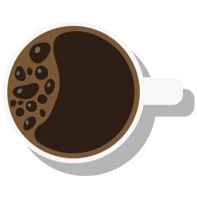 دانلود وکتور یک فنجان قهوه