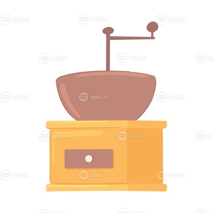 دانلود وکتور آسیاب قهوه دستی