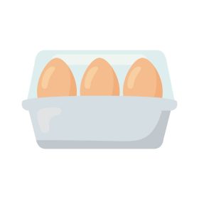 دانلود وکتور غذای سبد تخم مرغ
