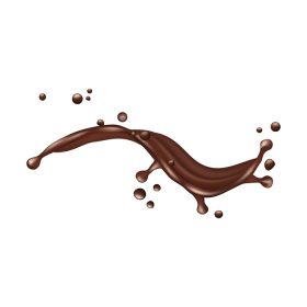 دانلود وکتور شکلات اسپلش های واقعی نوشیدنی های قهوه ای موج قهوه