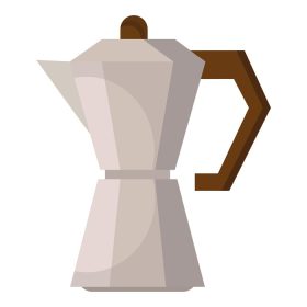 دانلود وکتور نماد ظروف کتری نوشیدنی قهوه