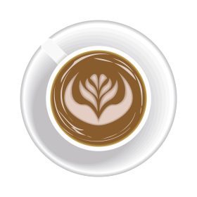 دانلود وکتور فنجان قهوه زیبا