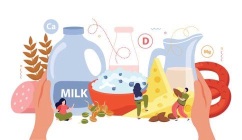 دانلود وکتور مفهوم تخت مصرف شیر
