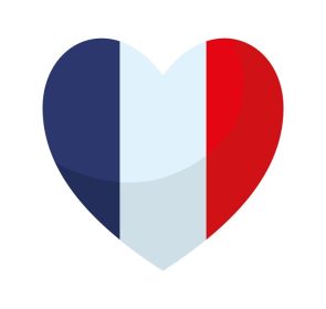 دانلود وکتور نمایش قلب فرانسوی