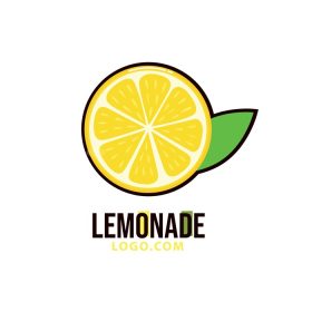 دانلود وکتور طرح میوه لیموی تازه طرح لوگوی غذای لیموناد آبدار