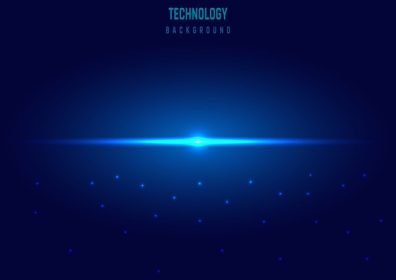 دانلود وکتور مفهوم آینده نگر فناوری انتزاعی در زمینه آبی تیره و نورپردازی با فضا برای متن شما