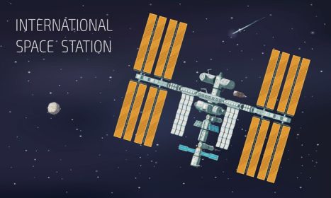 دانلود وکتور مدار مسطح ایستگاه فضایی بین المللی