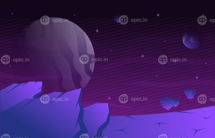 دانلود وکتور پرواز سنگ سنگی شناور سیاره ستاره ستاره تصویر اکتشاف فضایی