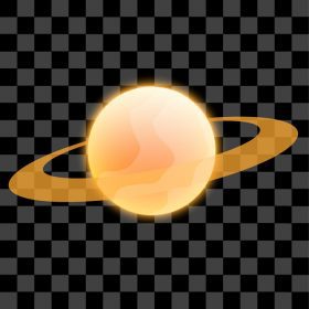 دانلود وکتور شی سیاره نارنجی eps وکتور فضای سیاره ای دایره قابل ویرایش