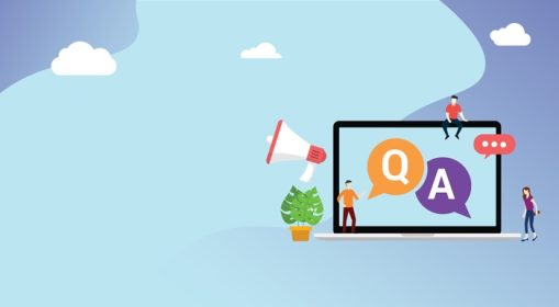 دانلود سوال برداری و بپرسید یا qa برای پشتیبانی مشتری با فضای رایگان