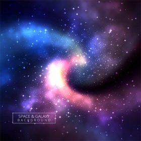 دانلود وکتور جهان رنگارنگ تصویر پس زمینه کهکشان