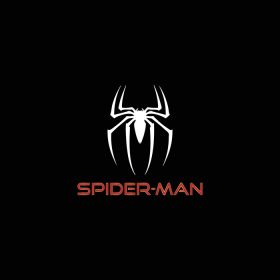 دانلود وکتور وکتور طراحی لوگوی تجاری مرد عنکبوتی