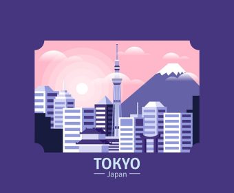 دانلود وکتور زمان آن است که شما این تصویر توکیو را دانلود کنید
