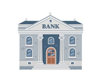 دانلود وکتور بانک ساختمان موسسه مالی مدیریت شهرداری