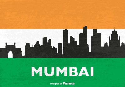 دانلود وکتور رایگان وکتور گرانج بمبئی شبح شهر با متن بمبئی جدا شده بر روی بافت گرانج پرچم هند برای ویرایش یا حذف آسان گروه بندی شده اند