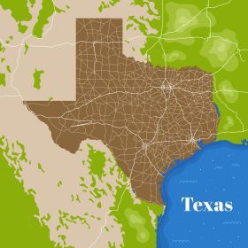 دانلود وکتور نقشه شهر تگزاس
