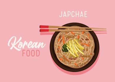 دانلود وکتور پوستر غذای کره ای
