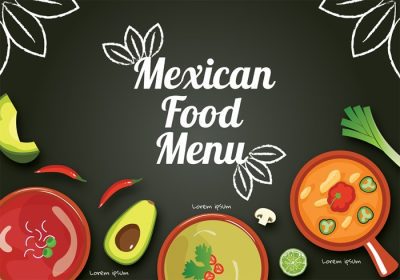 دانلود وکتور این طرح وکتور منوی غذای مکزیکی برای پس زمینه کاغذ دیواری یا پروژه عالی بعدی شما عالی است